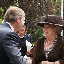 100 jaar RIVM - Bezoek Koningin Beatrix