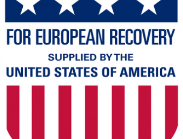 Marshall Plan logo for European Recovery after WWII by US