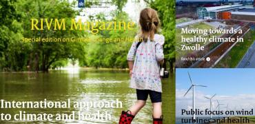 Cover RIVM magazine Special edition on Climate change and Health