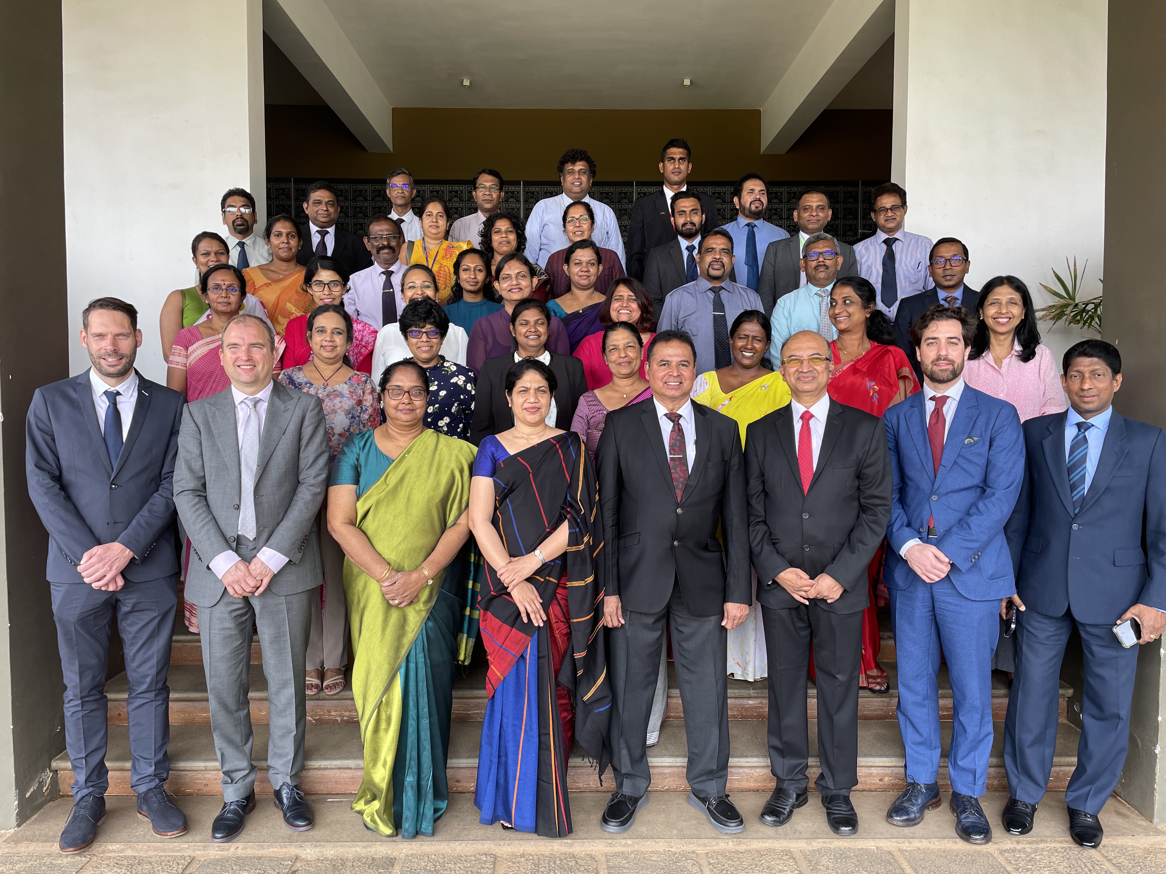 Participants of the second in-person workshop for the establishment of a NIDP in Sri Lanka, Chilaw, Sri Lanka 18 November 2022